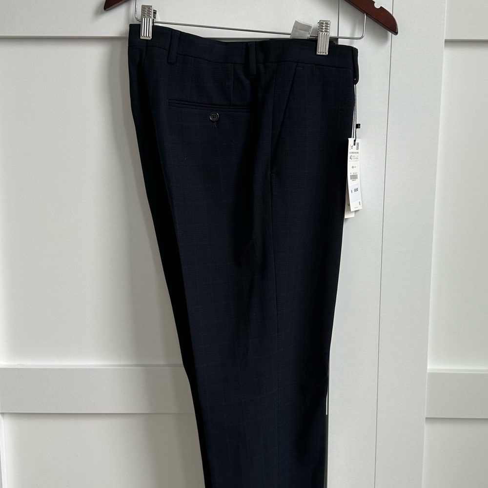 Zara Suit Pants | Blue Plaid | US Size: 31